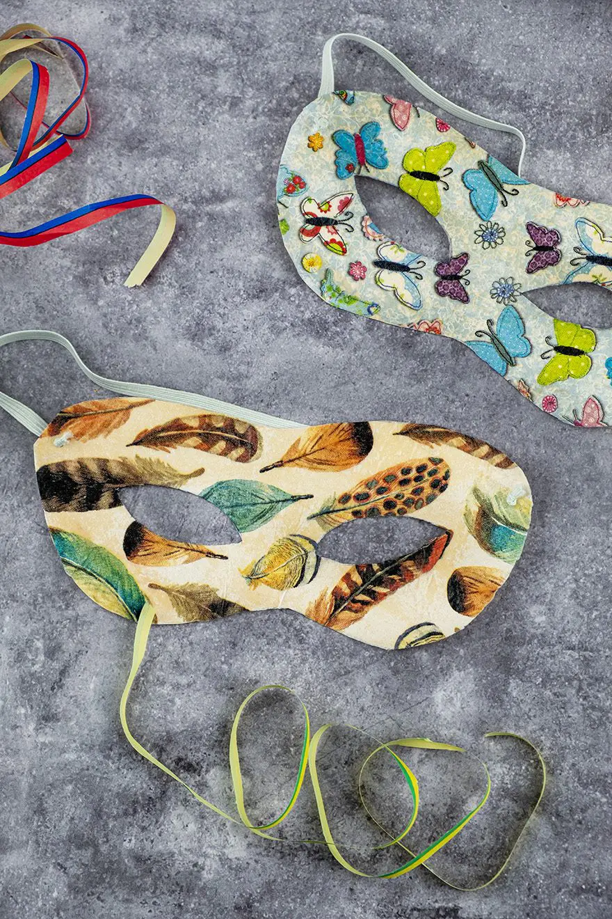 Simpel carnavalsmasker maken Diy