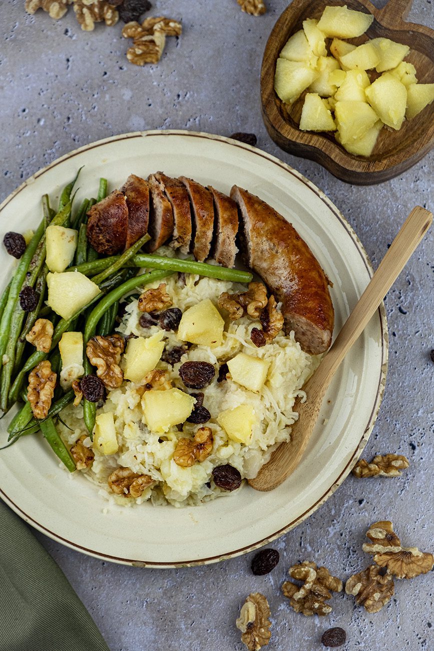 Zuurkoolstamppot met haricots verts