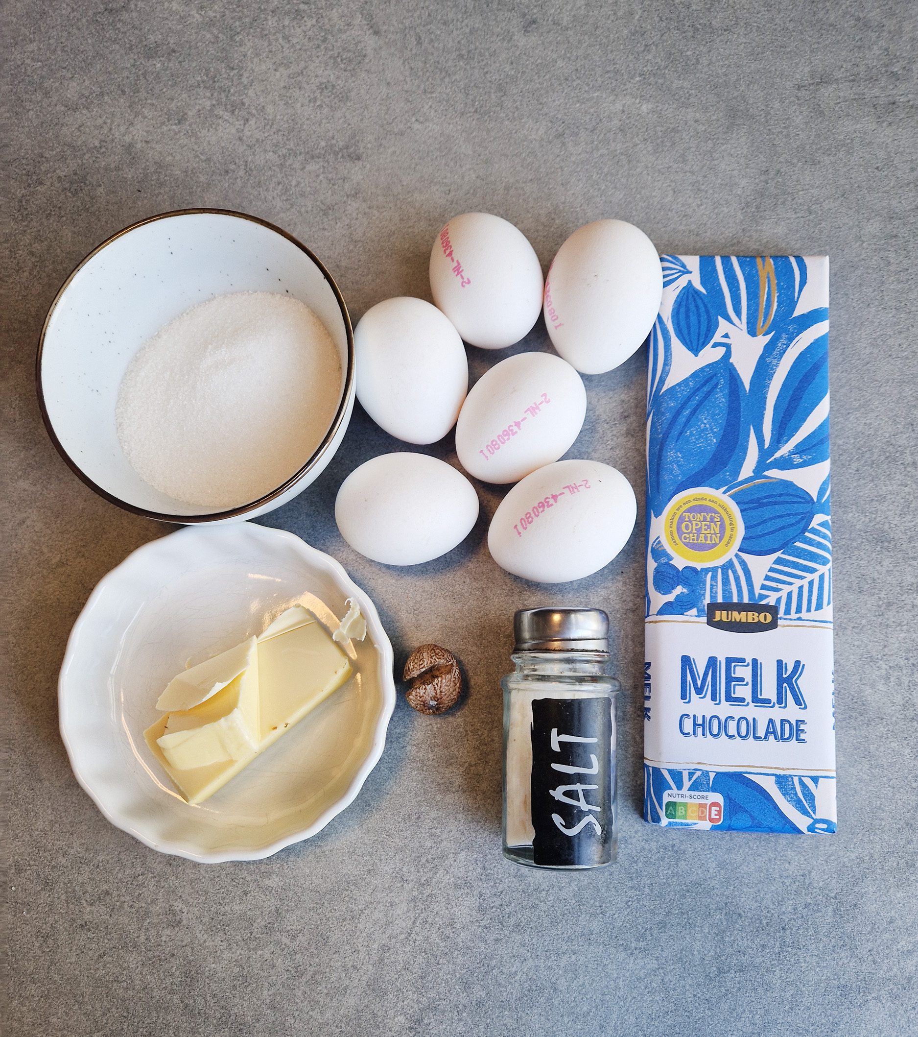 Ingrediënten voor 10 chocolademousse: