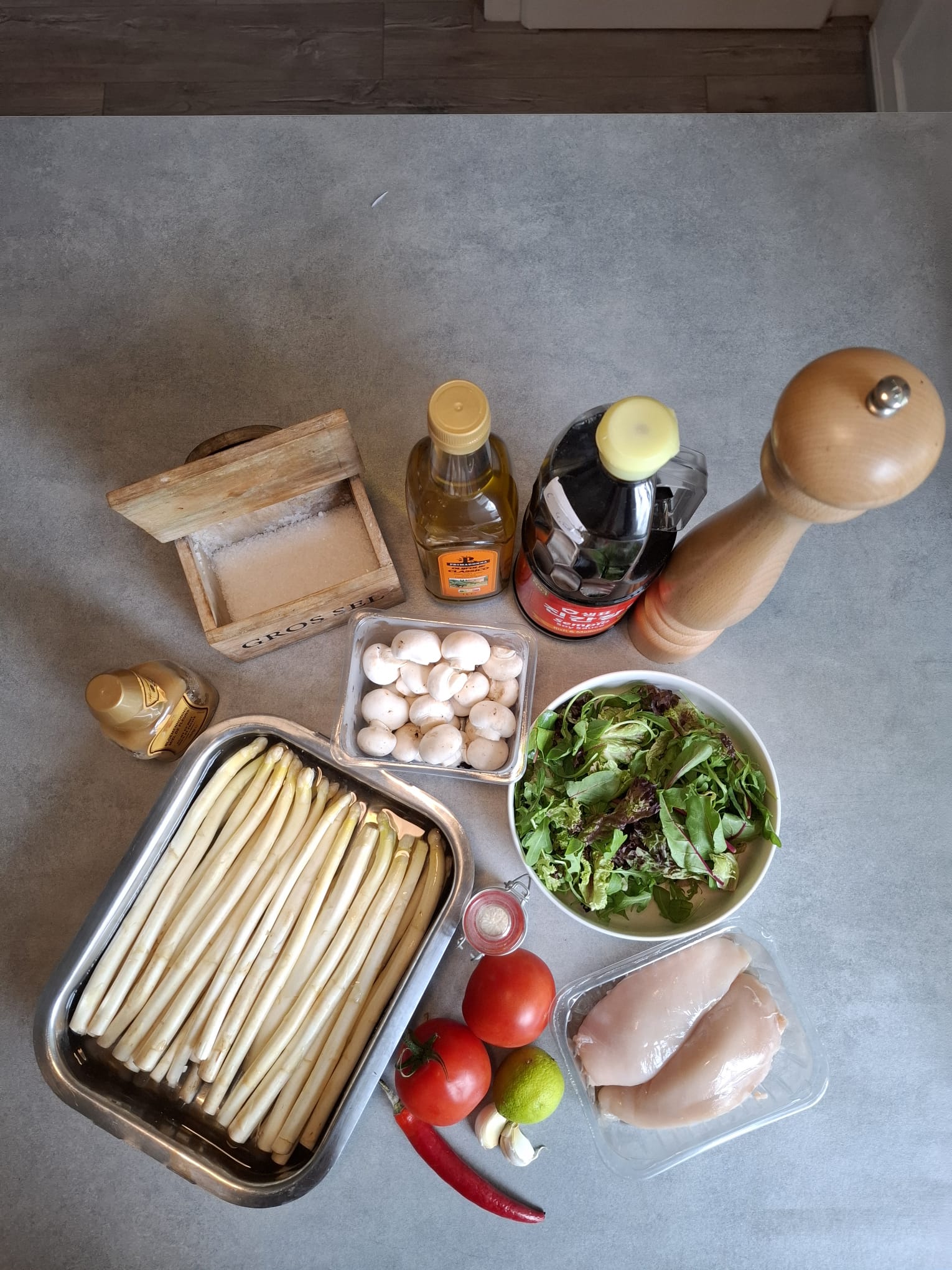 Ingrediënten voor 2 personen Frisse salade