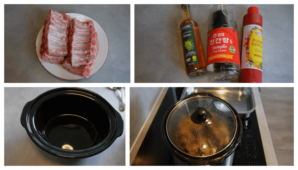 Spareribs smaken overheerlijk uit de slowcooker