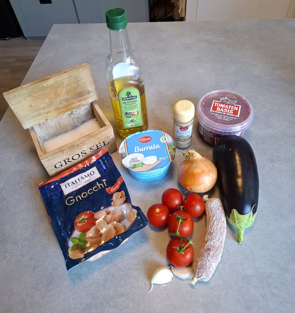 Aan de slag: Gnocchi ovenschotel met aubergine en tomaten