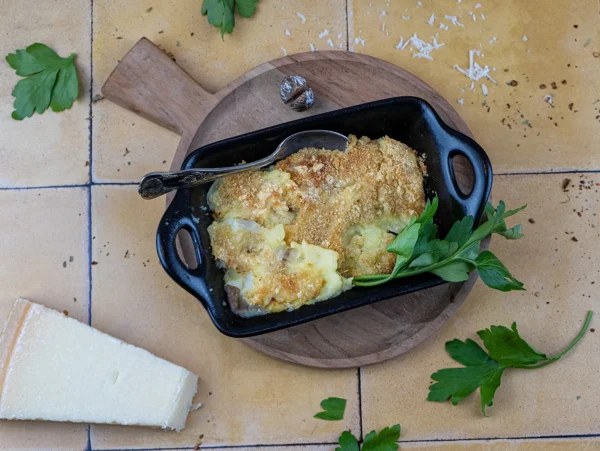 Ovenschotel met spitskool en gehakt