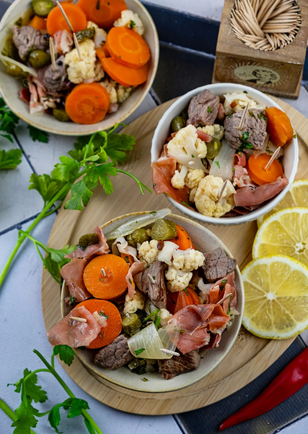 Pica Pau als Voorgerecht met Kerst