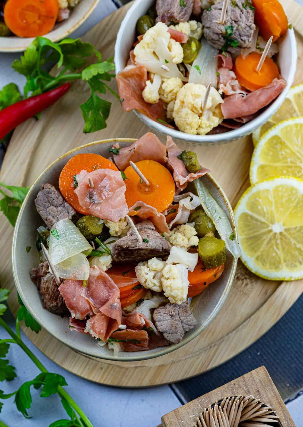 Pica Pau als Voorgerecht met Kerst