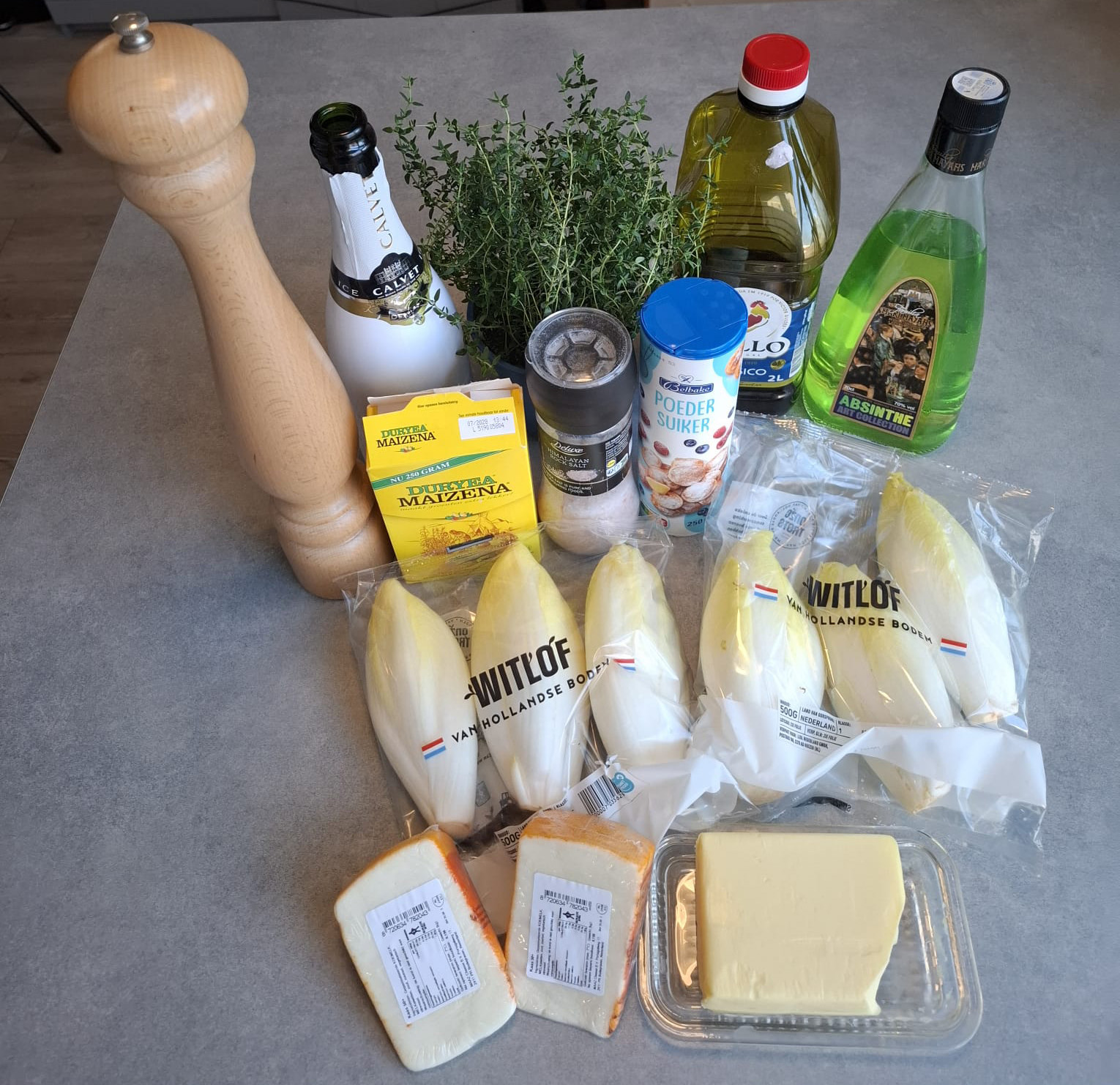 Ingrediënten voor 3 tot 4 personen