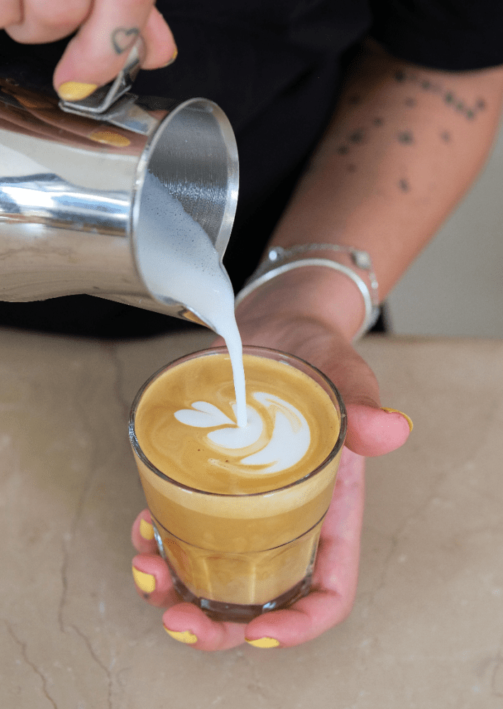 voor cappuccino’s.