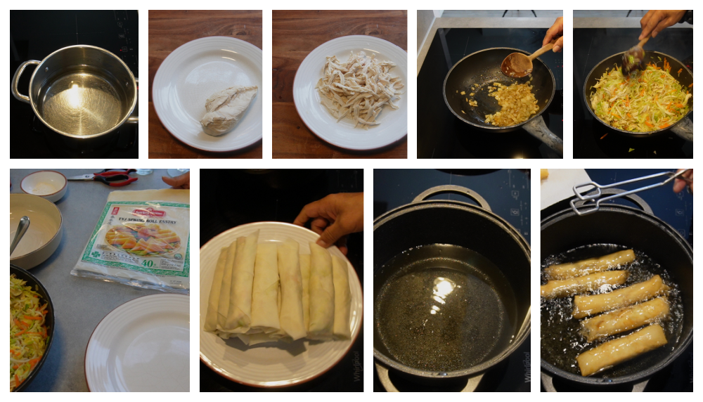 Instructies voor Loempia’s