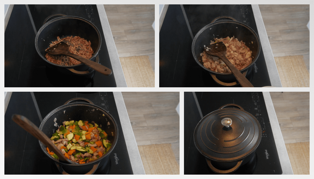 Zo maak je het: Gehaktschotel met aardappelschijfjes