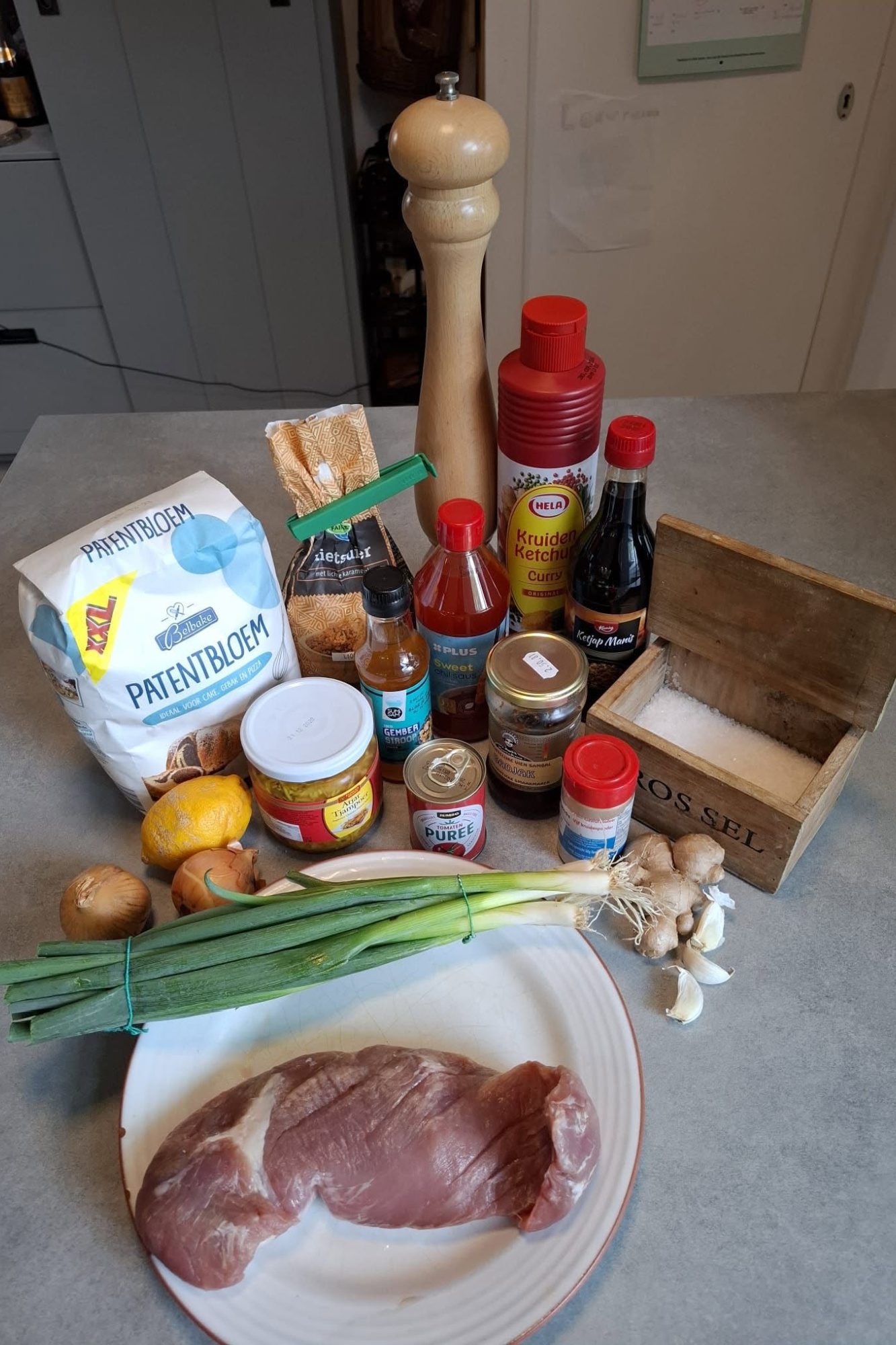 Ingrediënten voor 2 à 3 personen: