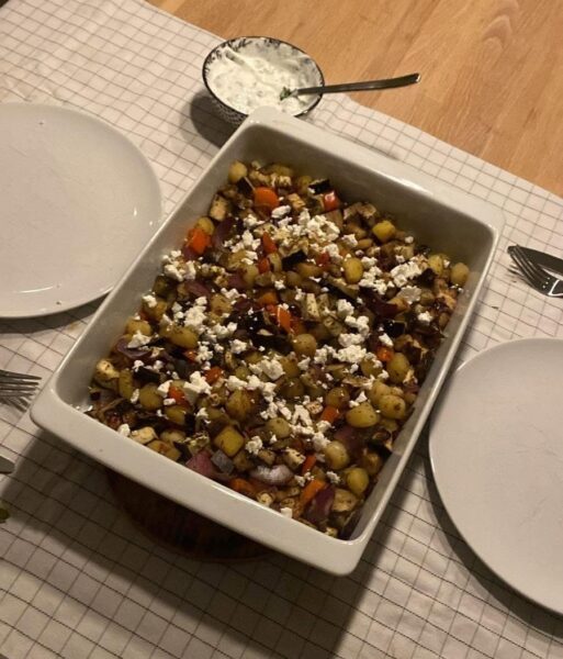 Aubergines en aardappelen uit de oven - foto van Stan