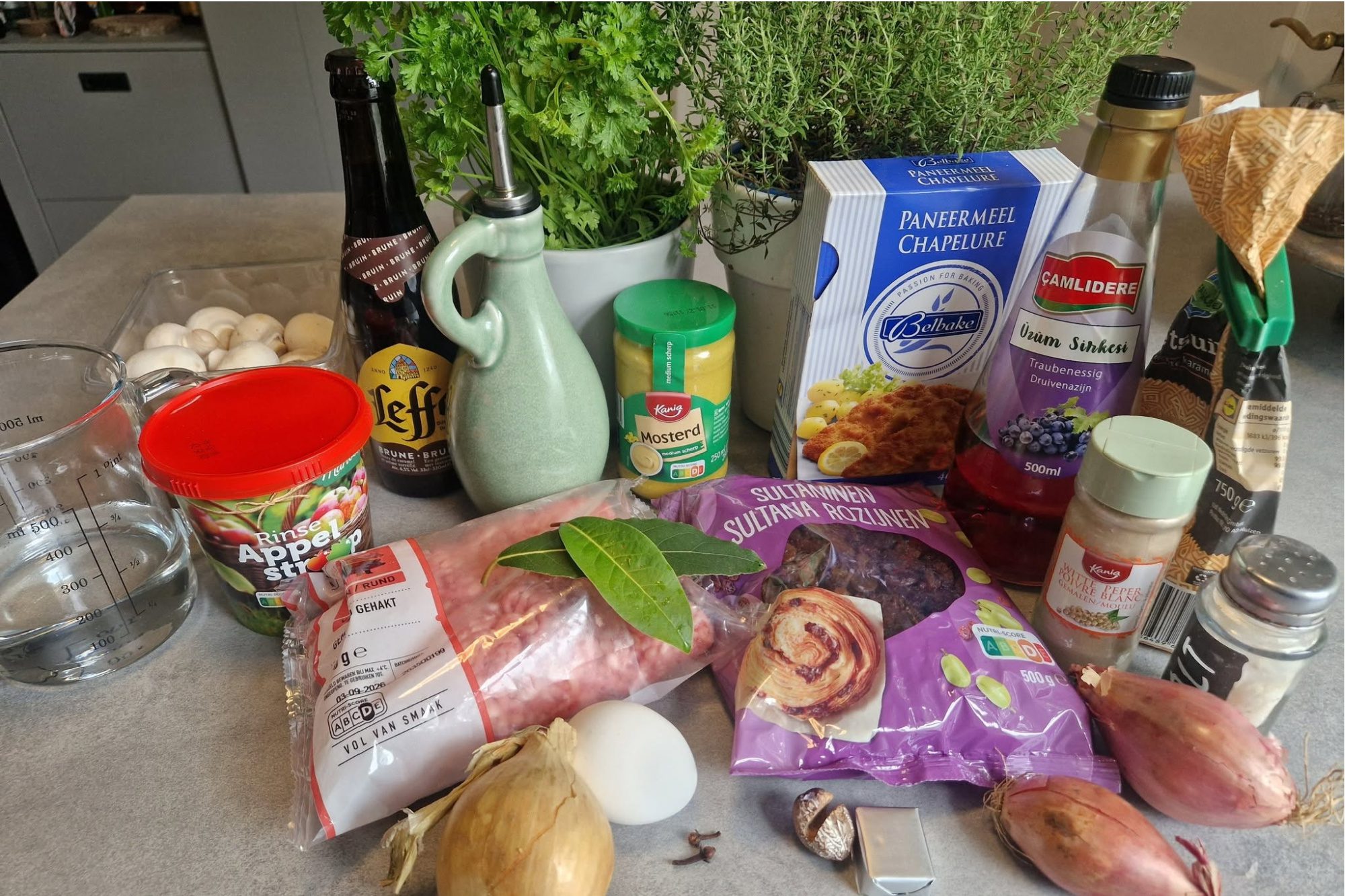 Ingrediënten voor 3 personen: