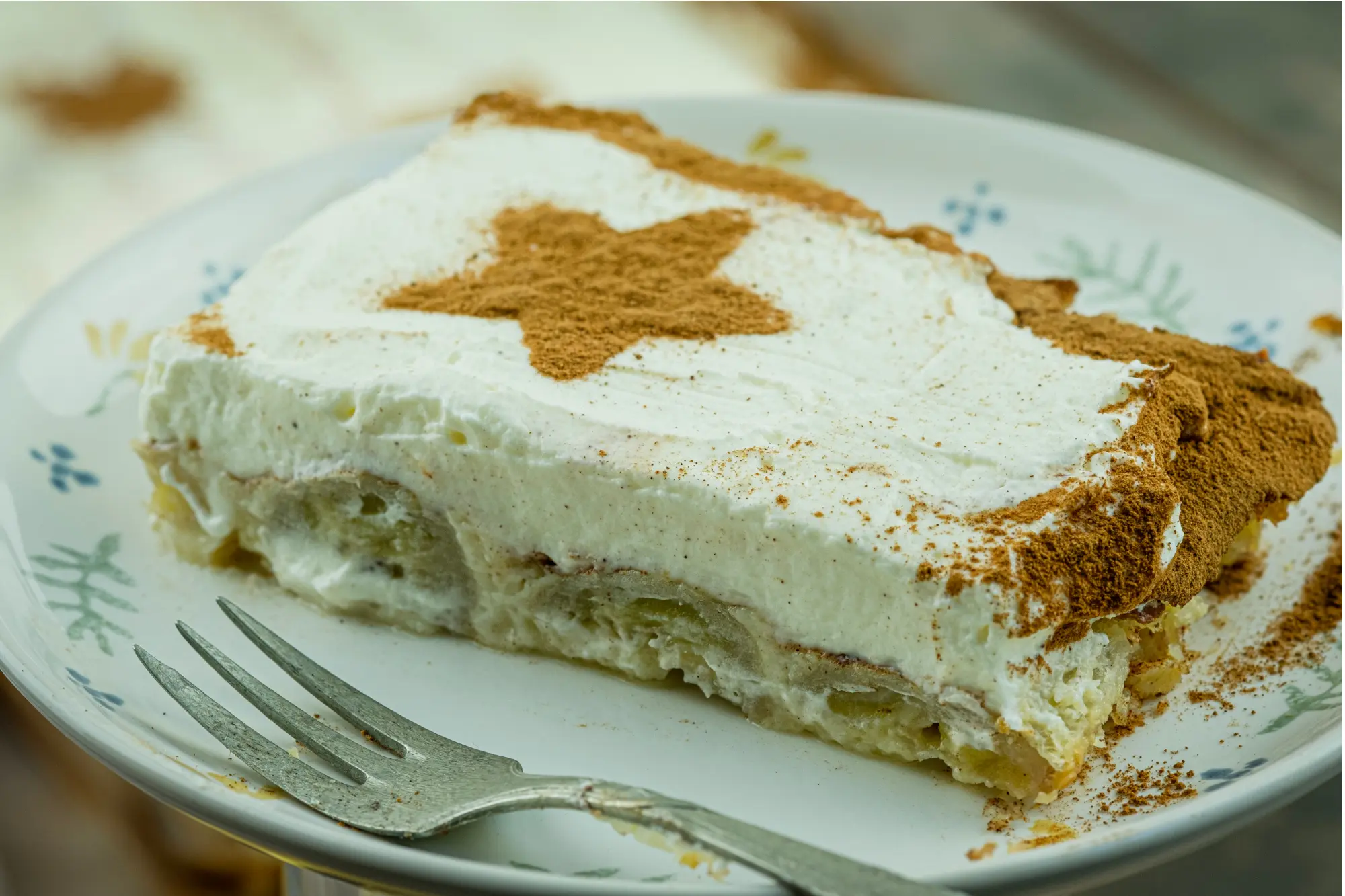 Bananendessert met mascarpone en gecondenseerde melk Bananendessert met mascarpone en gecondenseerde melk