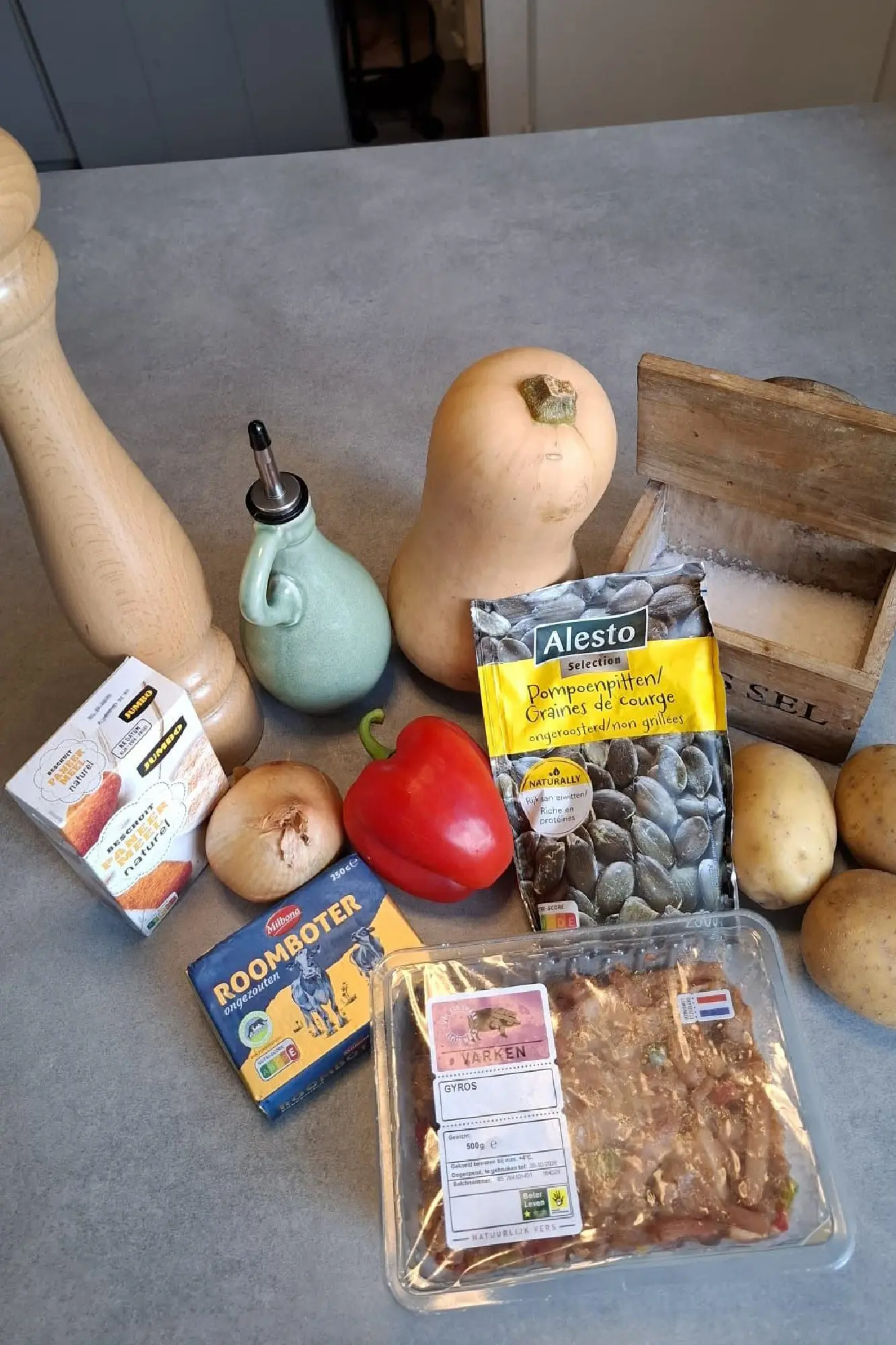 Ingrediënten voor 2 à 3 personen: